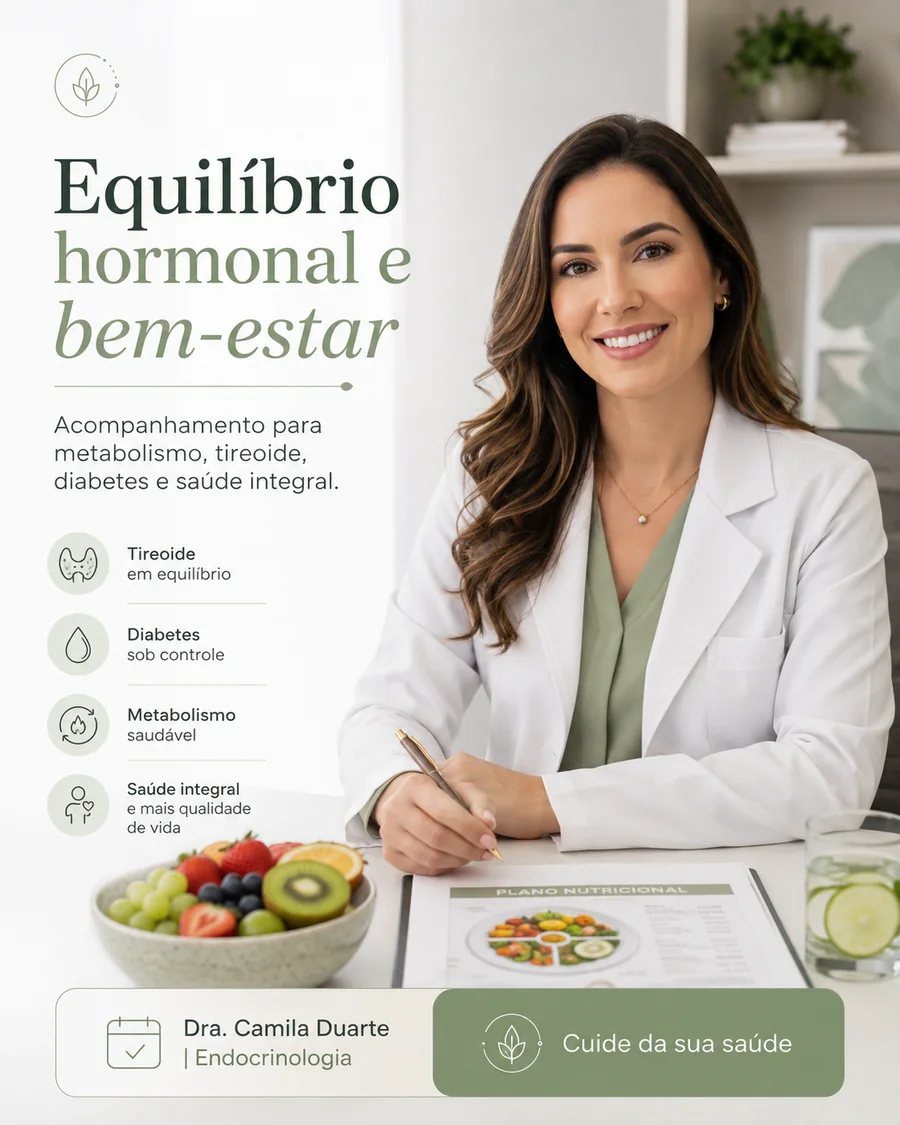 Post de Instagram para médico