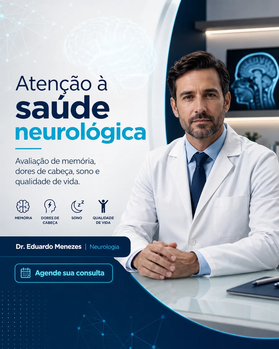 Post de Instagram para médico