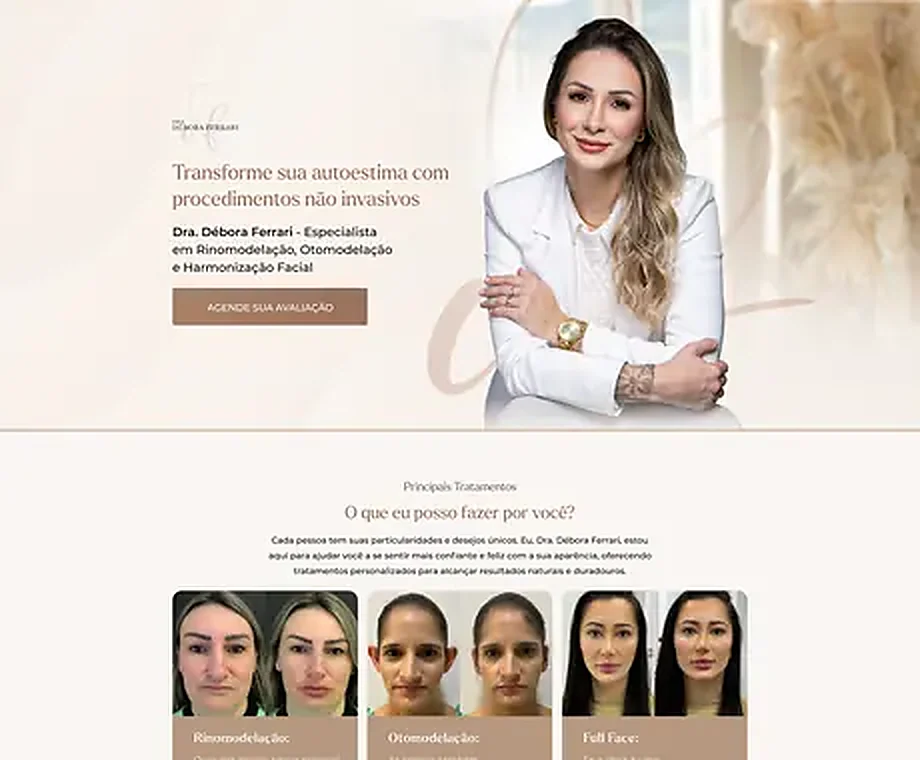 Site Dra. Débora Ferrari